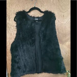 Bisou Bisou Faux Fur Vest - Large